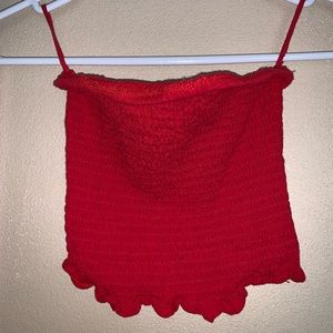 red tube top
